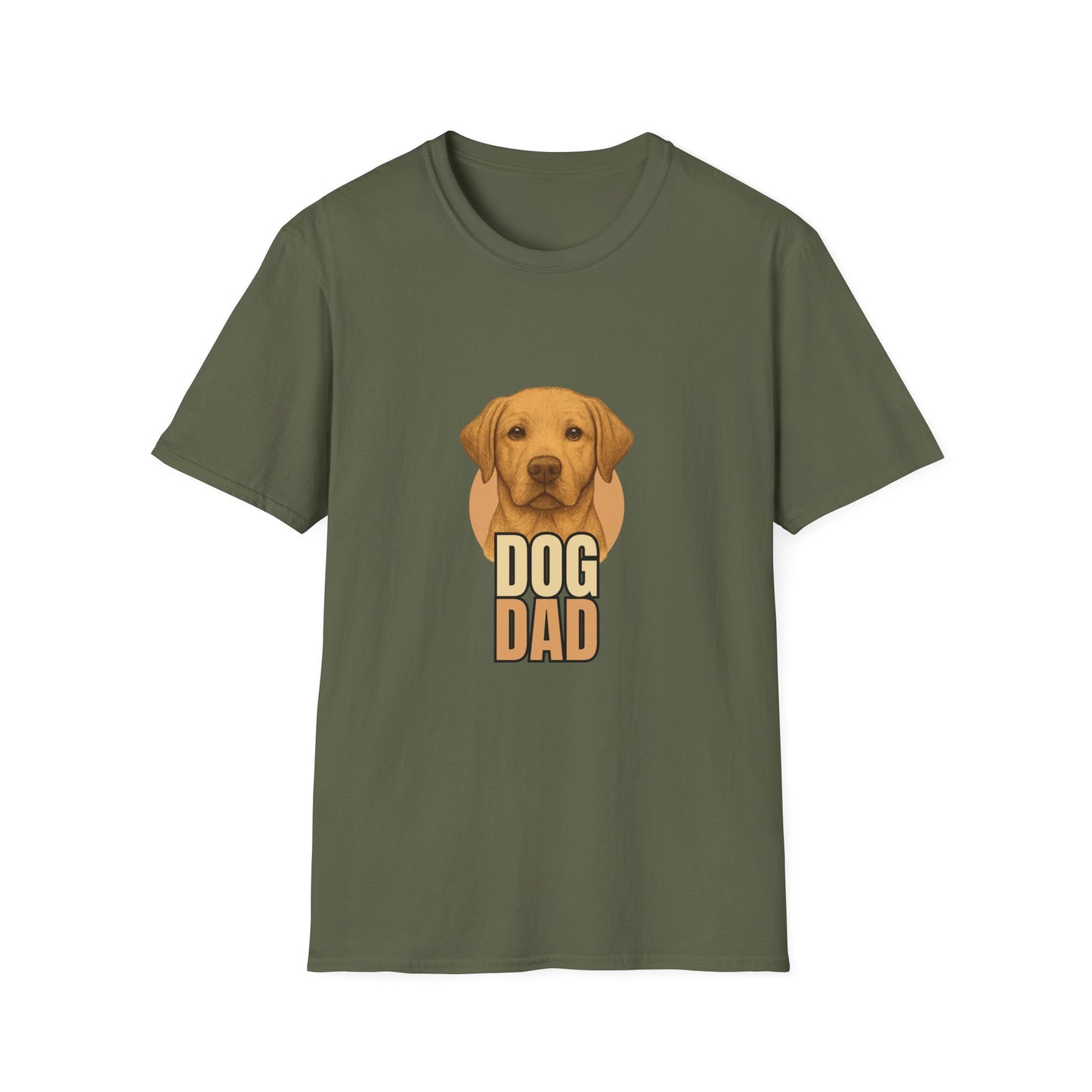 Lab Dog Dad T-shirt - Custom Matching T-shirts for Pet Lovers