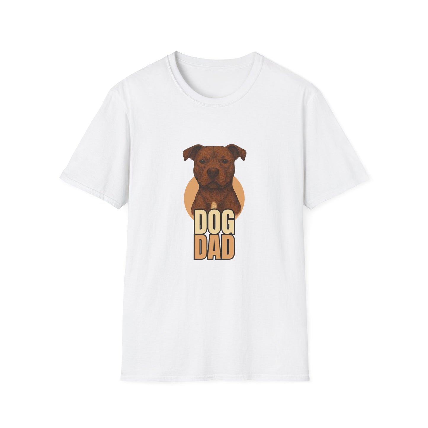 Pitbull Dog Dad T-shirt - Custom Matching T-shirts for Pet Lovers