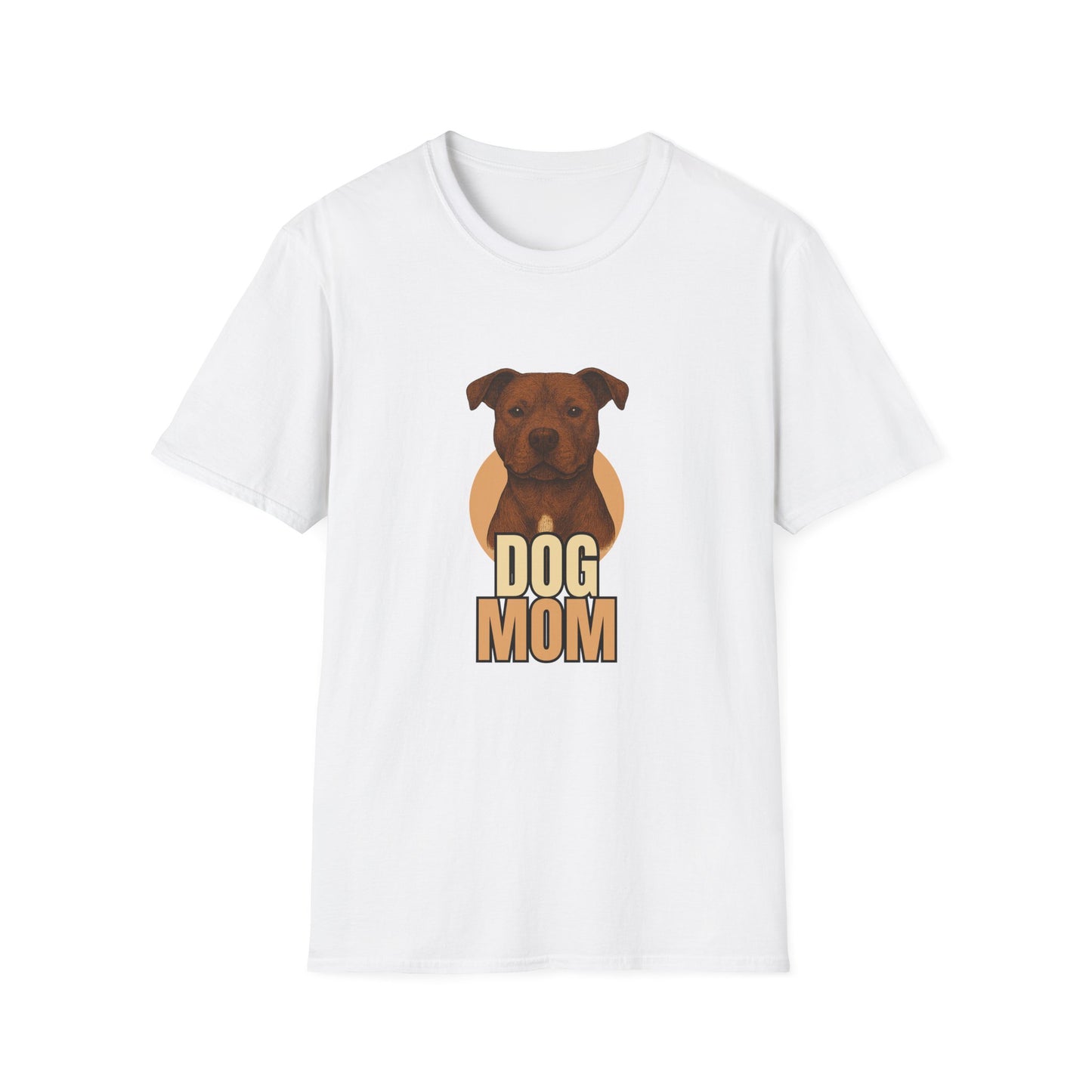 Pitbull Dog Mom T-shirt - Custom Matching T-shirts for Pet Lovers