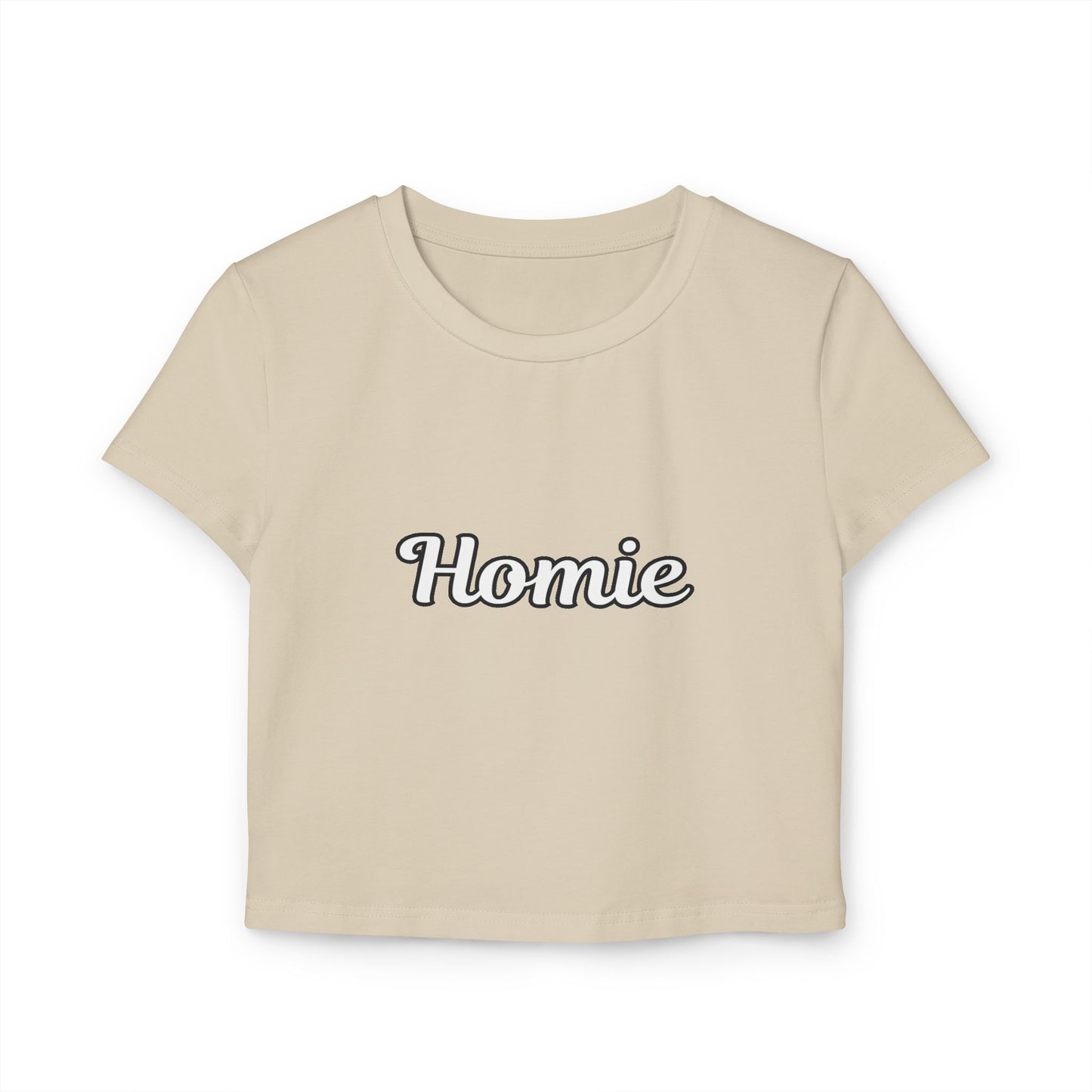 Homie Cropped Tee – Women’s Relaxed Fit for Casual Cool