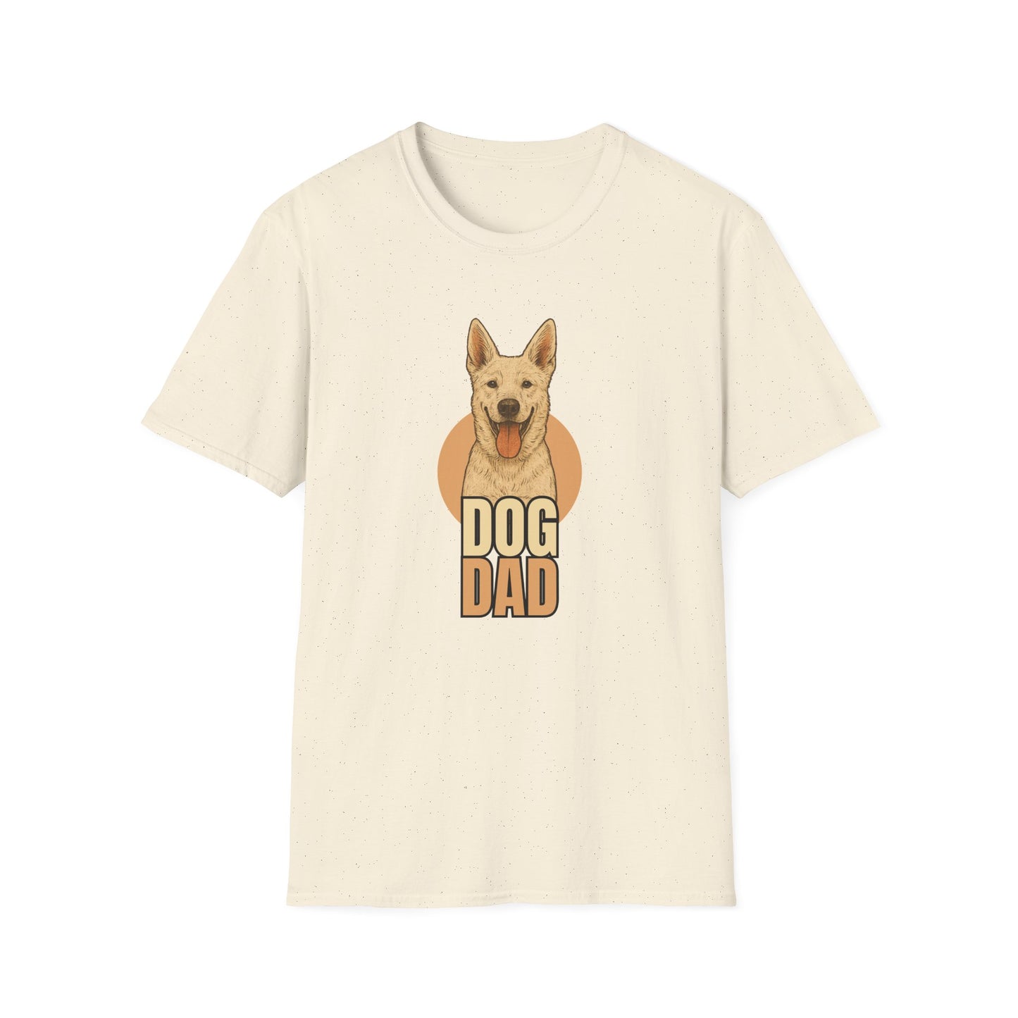 White Swiss Shepherd Dog Dad T-shirt - Custom Matching T-shirts for Pet Lovers