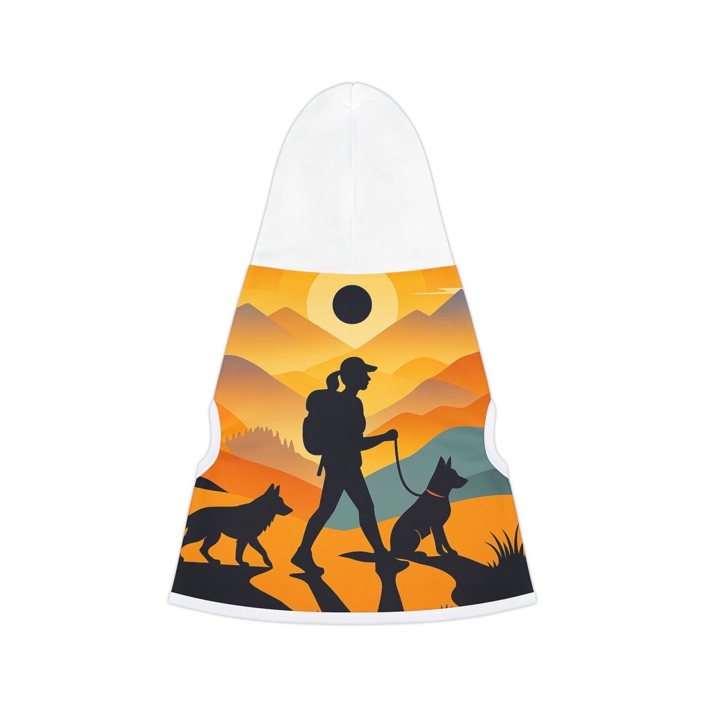 Hike, Wag, Repeat. Dog Hoodie - Stylish Dog Hoodie for an Adventure Pup