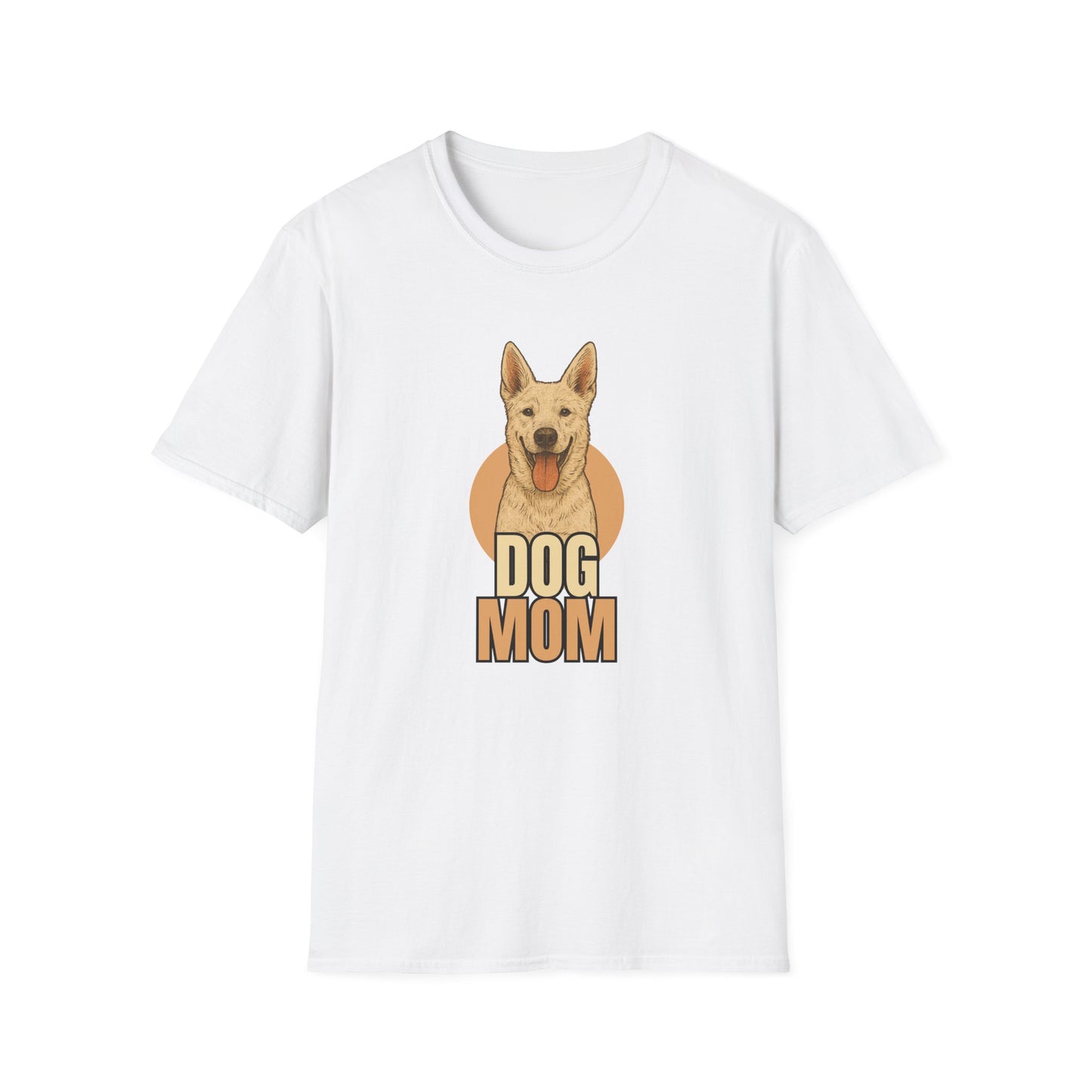 White Swiss Shepherd Dog Mom T-shirt - Custom Matching T-shirts for Pet Lovers