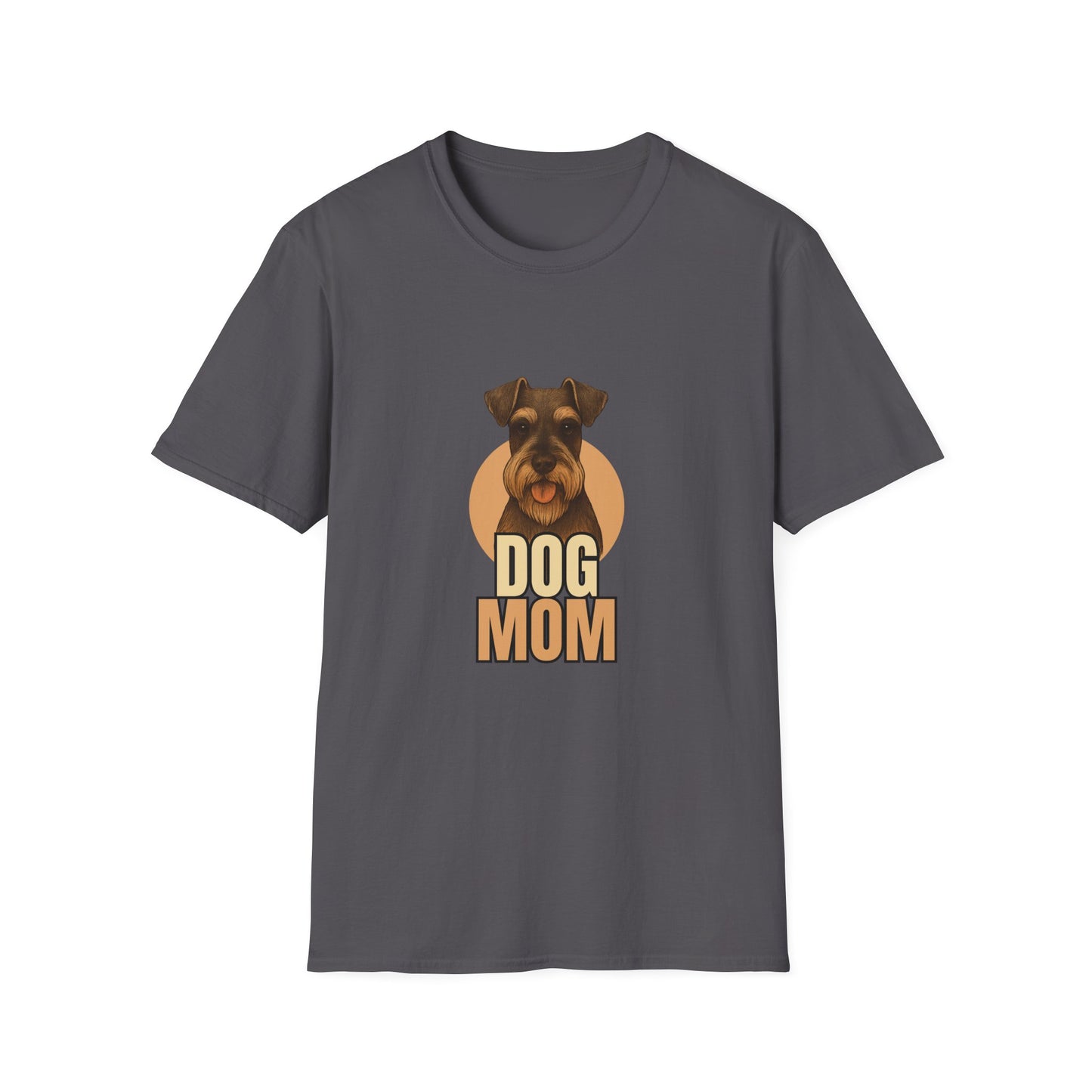 Schnauzer Dog Mom T-shirt - Custom Matching T-shirts for Pet Lovers