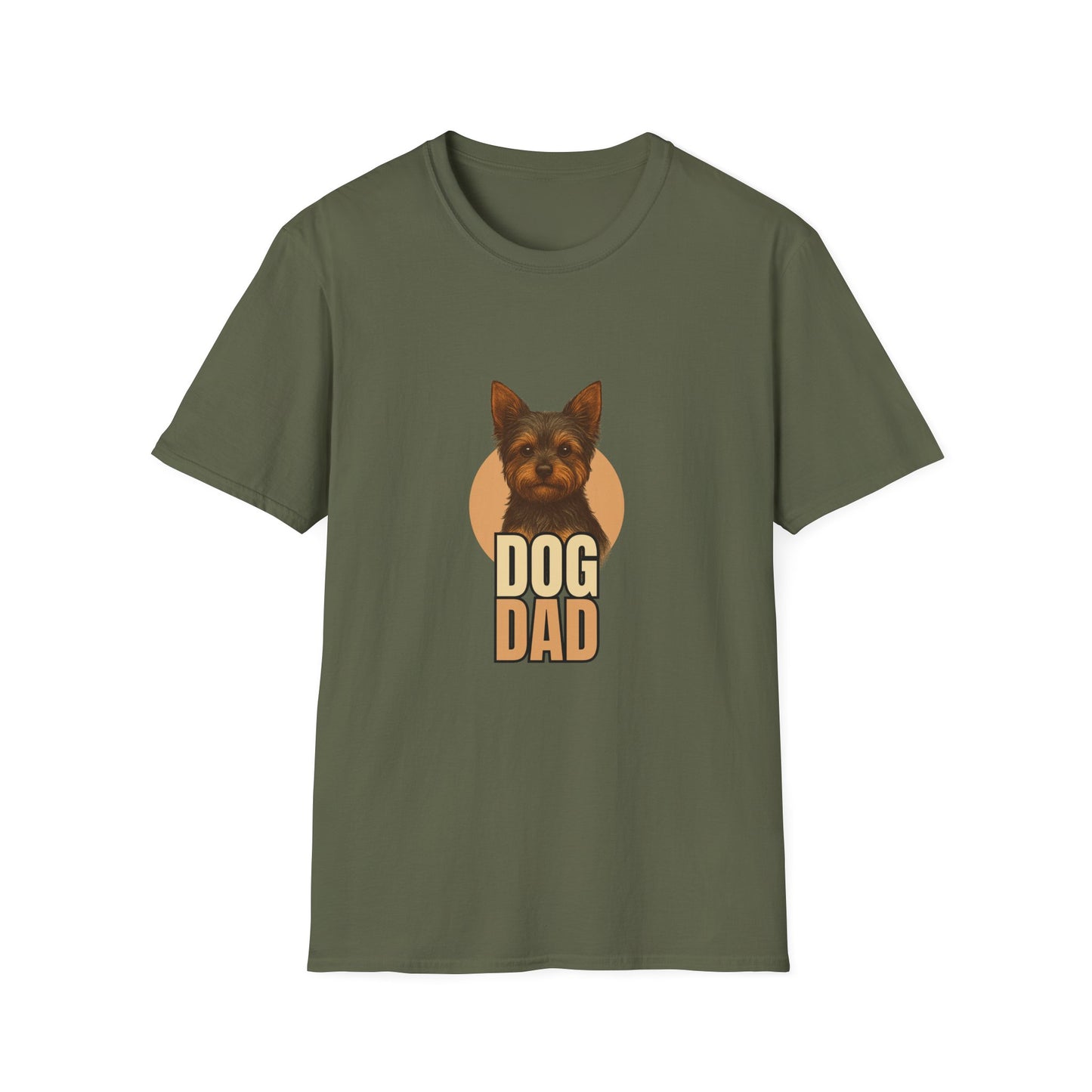 Yorkie Dog Dad T-shirt - Custom Matching T-shirts for Pet Lovers