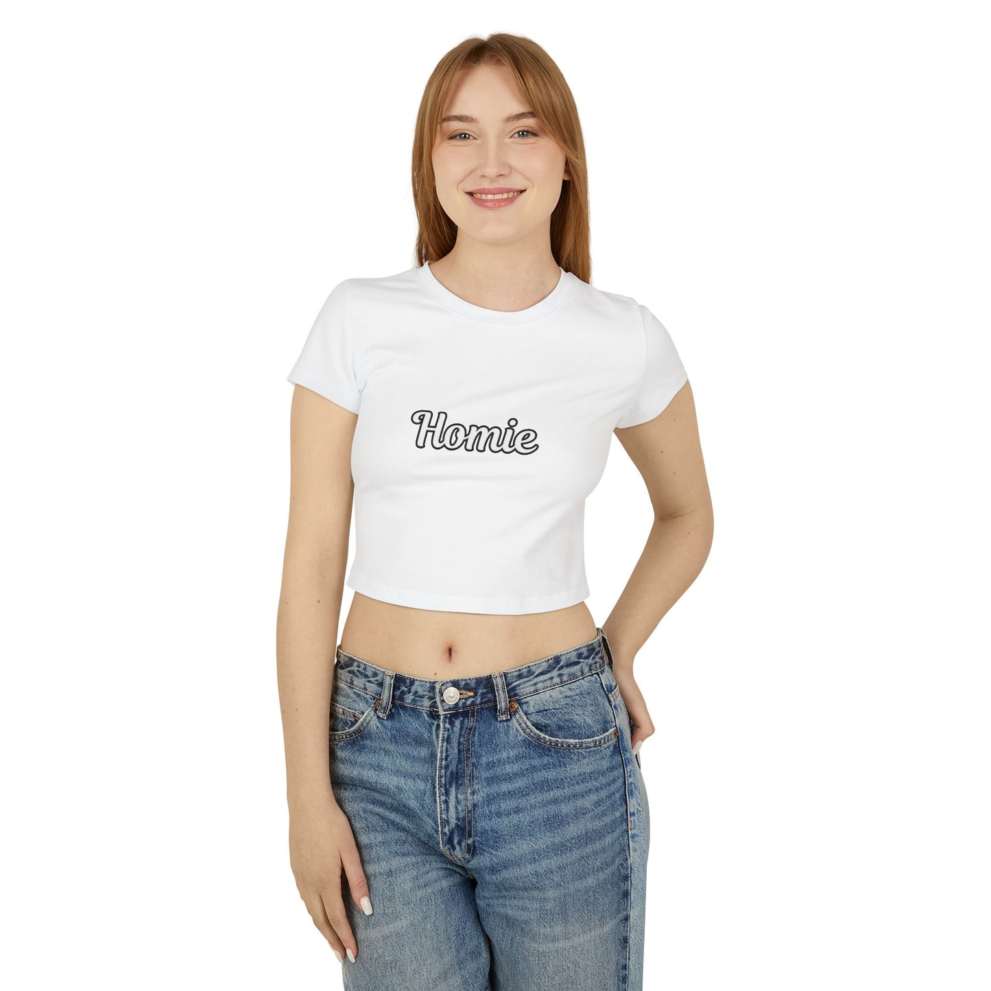 Homie Cropped Tee – Women’s Relaxed Fit for Casual Cool