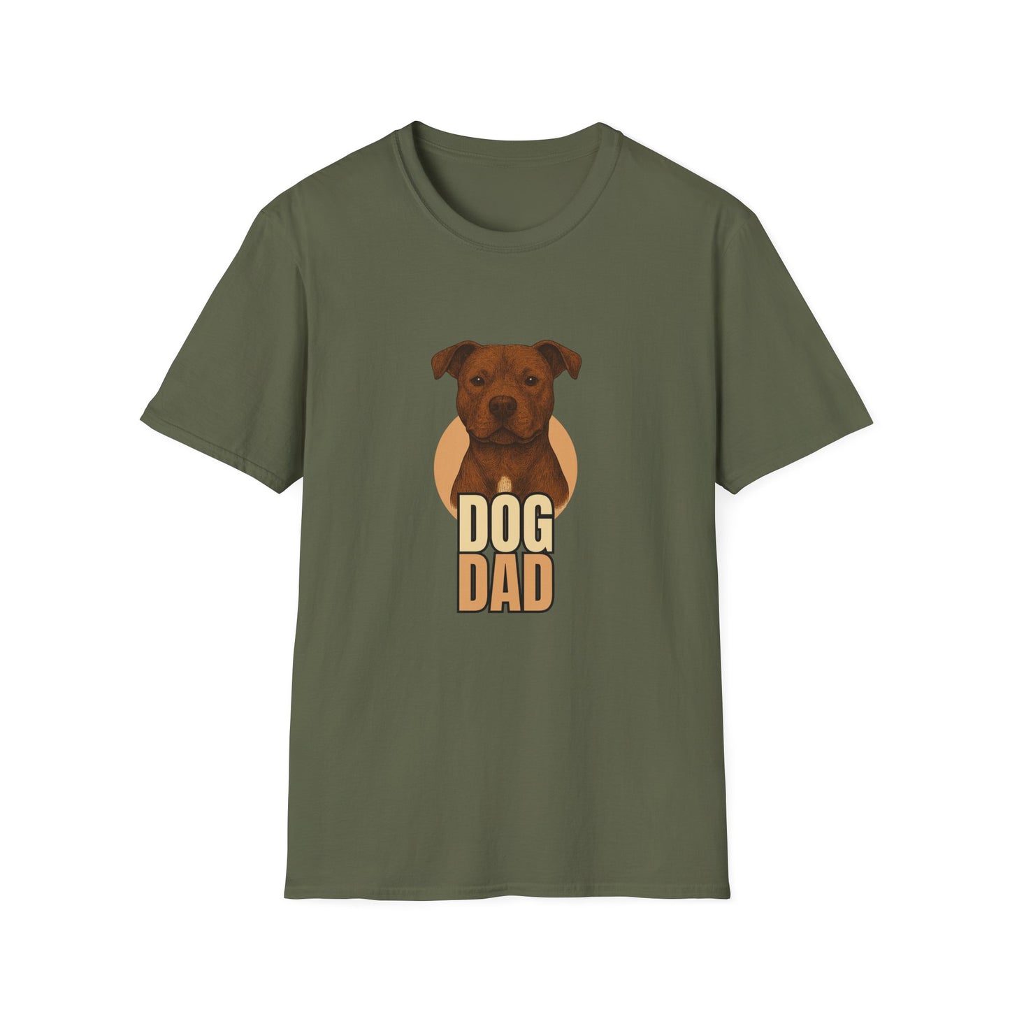 Pitbull Dog Dad T-shirt - Custom Matching T-shirts for Pet Lovers