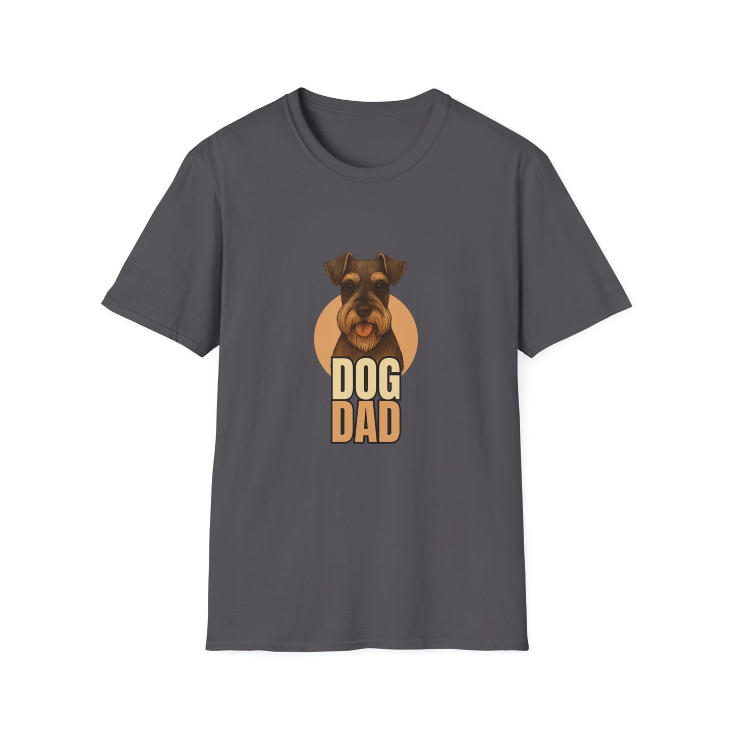 Schnauzer Dog Dad T-shirt - Custom Matching T-shirts for Pet Lovers