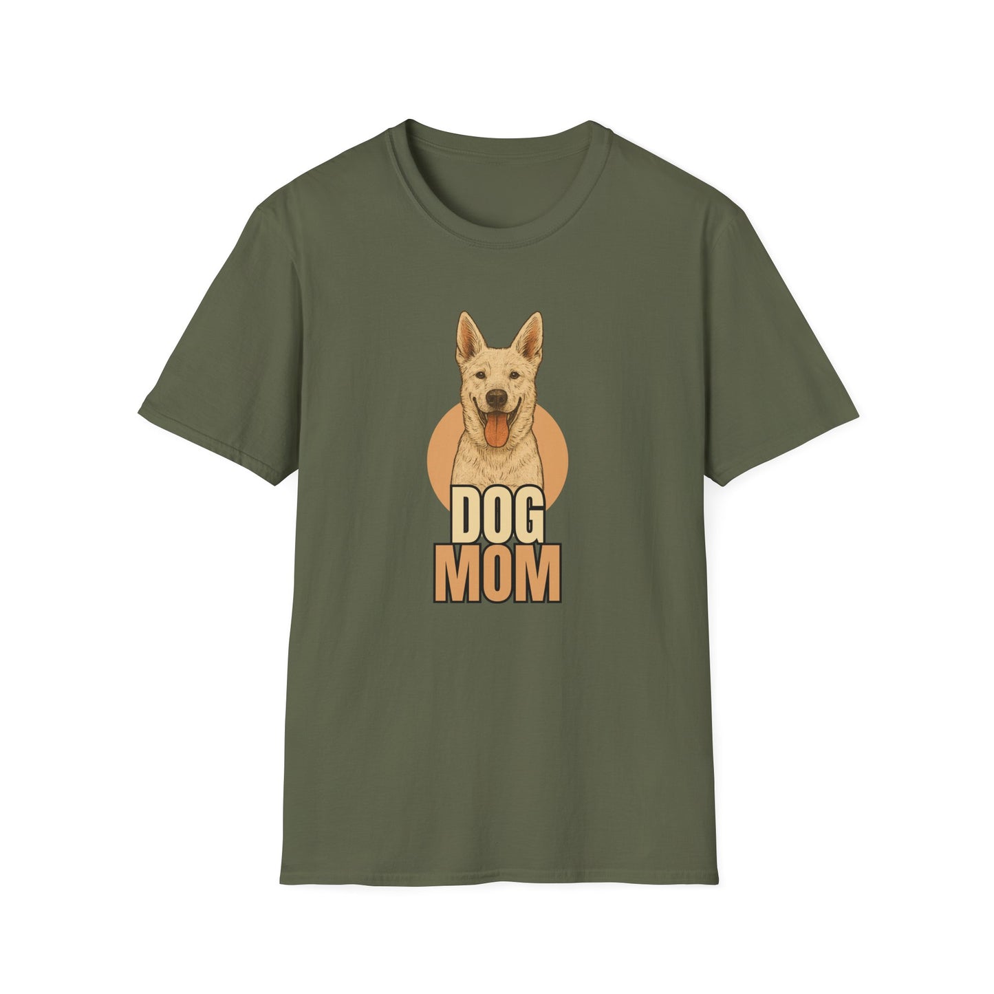 White Swiss Shepherd Dog Mom T-shirt - Custom Matching T-shirts for Pet Lovers