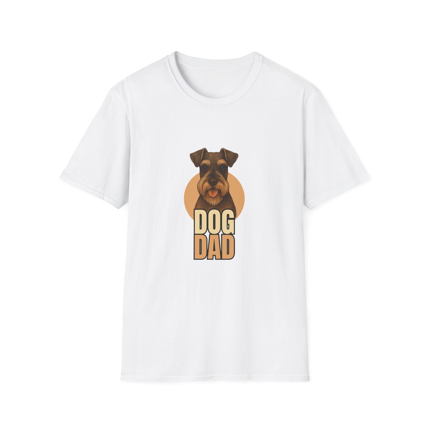 Schnauzer Dog Dad T-shirt - Custom Matching T-shirts for Pet Lovers