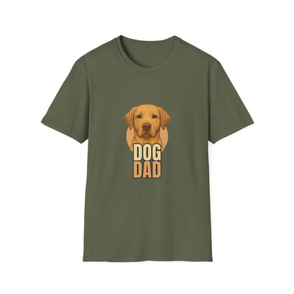 Lab Dog Dad T-shirt - Custom Matching T-shirts for Pet Lovers