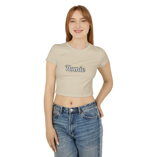 Homie Cropped Tee – Women’s Relaxed Fit for Casual Cool