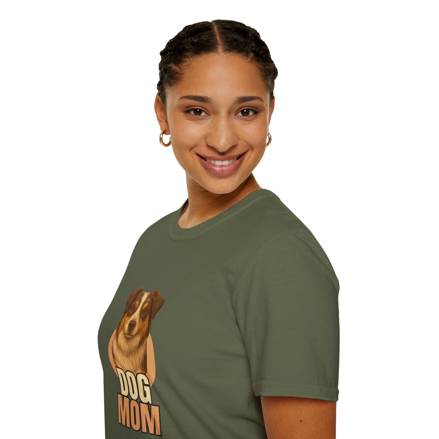 Aussie Dog Mom T-shirt - Custom Matching T-shirts for Pet Lovers