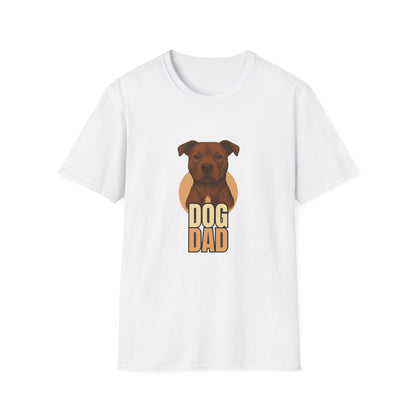 Pitbull Dog Dad T-shirt - Custom Matching T-shirts for Pet Lovers