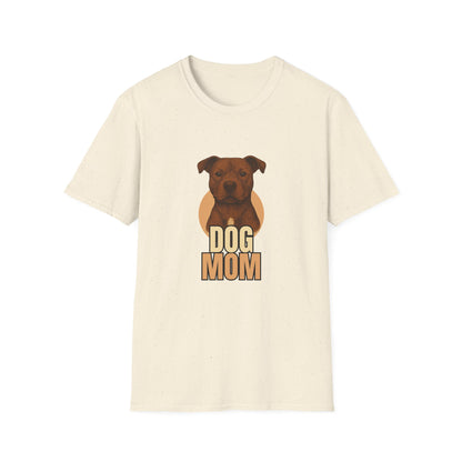 Pitbull Dog Mom T-shirt - Custom Matching T-shirts for Pet Lovers
