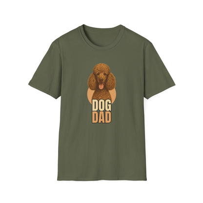 Poodle Dog Dad T-shirt - Custom Matching T-shirts for Pet Lovers