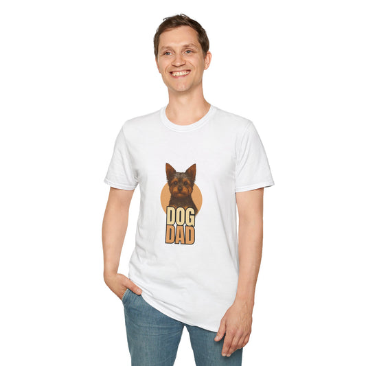 Yorkie Dog Dad T-shirt - Custom Matching T-shirts for Pet Lovers