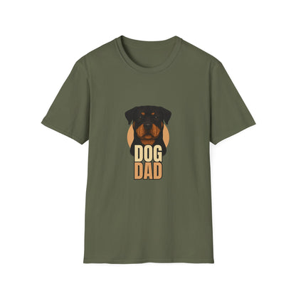 Rottweiler Dog Dad T-shirt - Custom Matching T-shirts for Pet Lovers