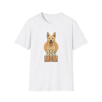 White Swiss Shepherd Dog Mom T-shirt - Custom Matching T-shirts for Pet Lovers