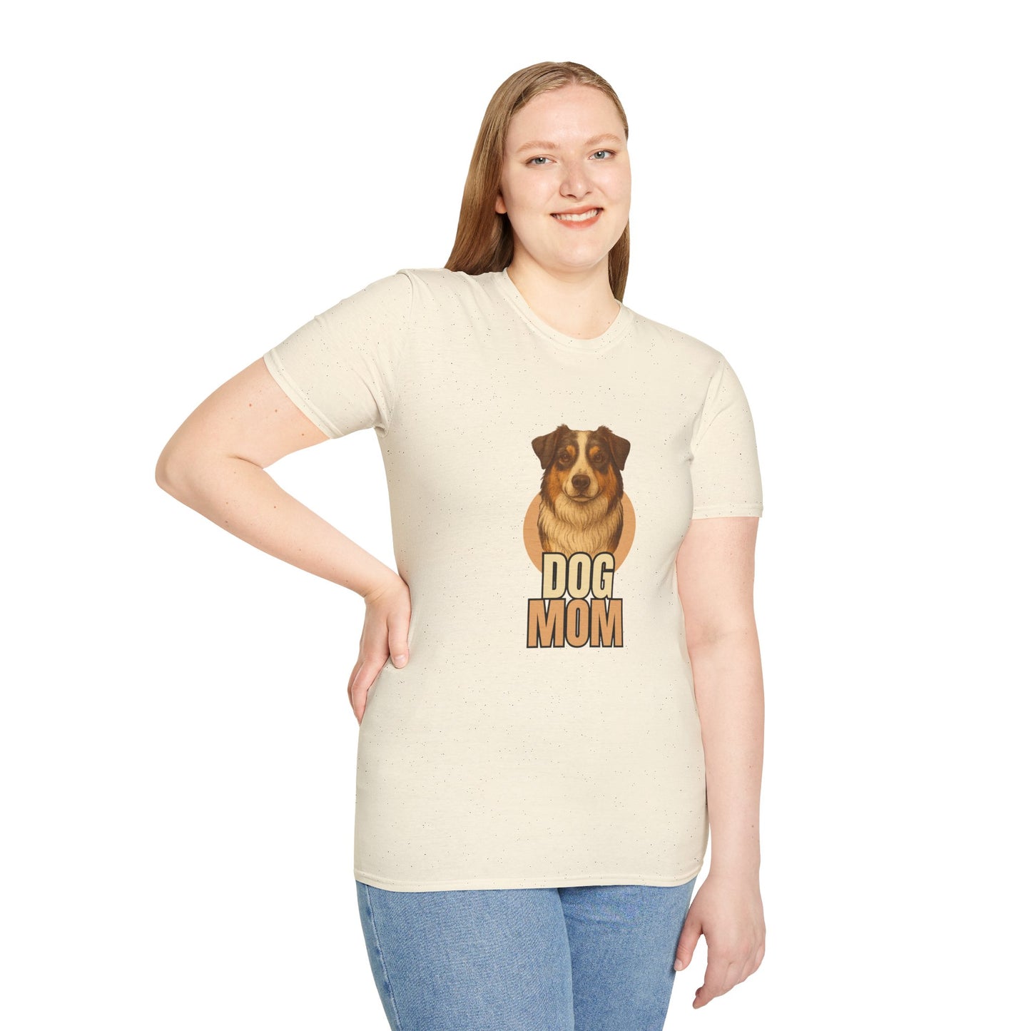 Aussie Dog Mom T-shirt - Custom Matching T-shirts for Pet Lovers