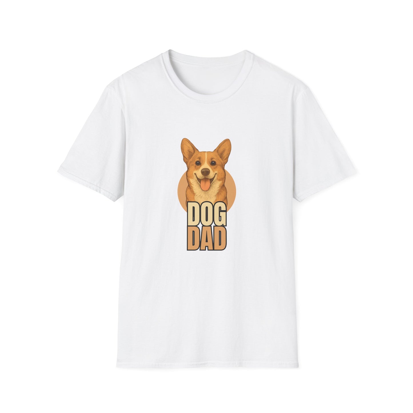 Corgi Dog Dad T-shirt - Custom Matching T-shirts for Pet Lovers