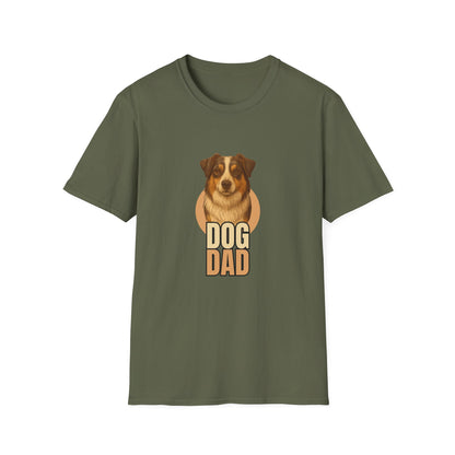 Aussie Dog Dad T-shirt - Custom Matching T-shirts for Pet Lovers
