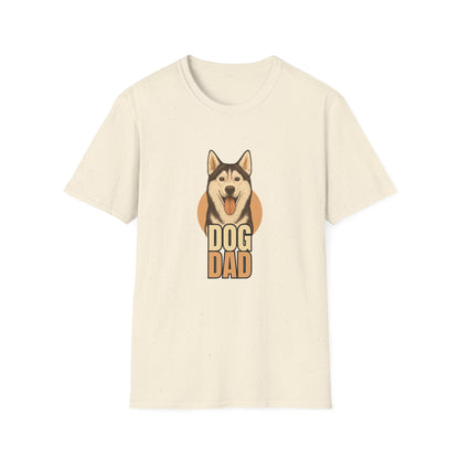 Husky Dog Dad T-shirt - Custom Matching T-shirts for Pet Lovers
