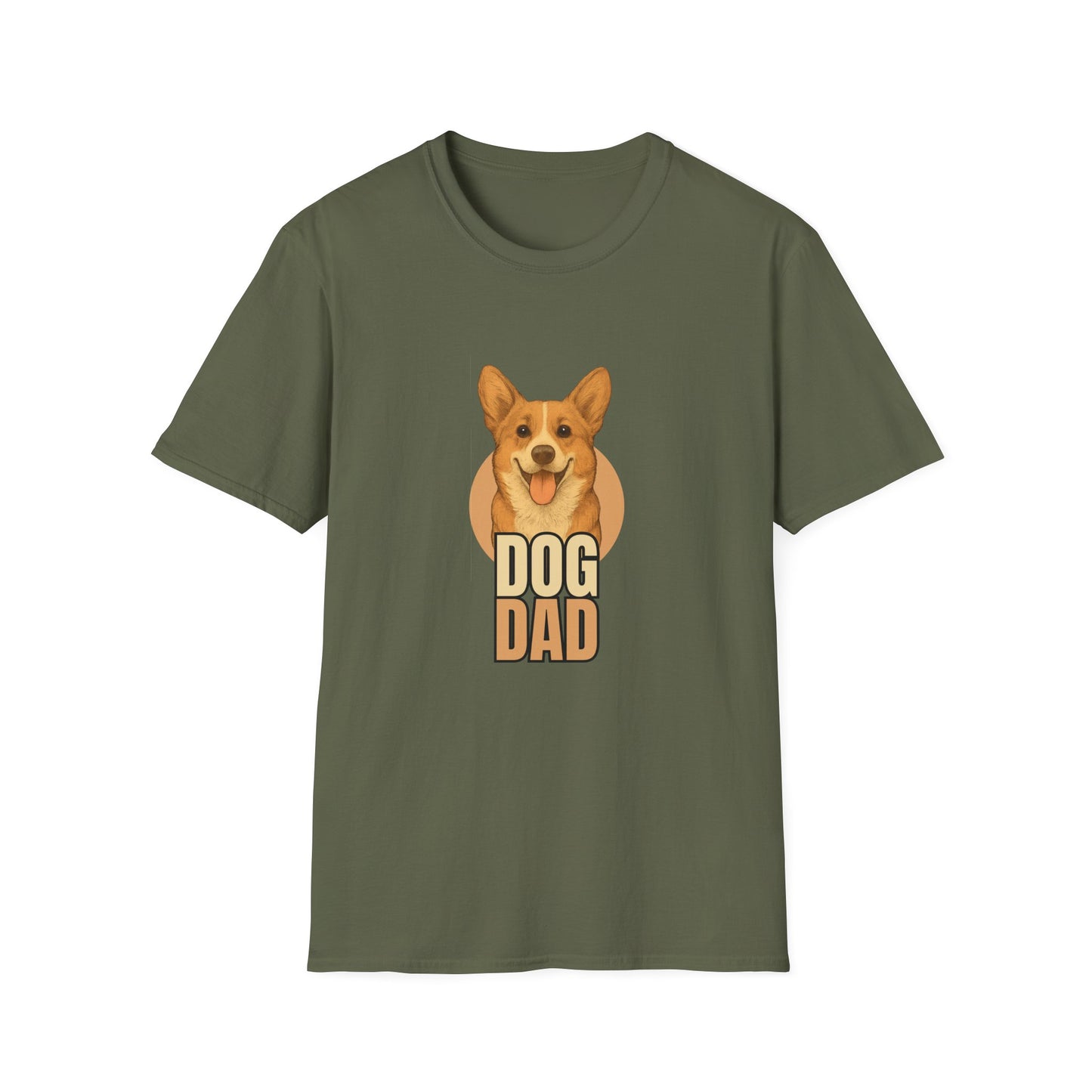 Corgi Dog Dad T-shirt - Custom Matching T-shirts for Pet Lovers