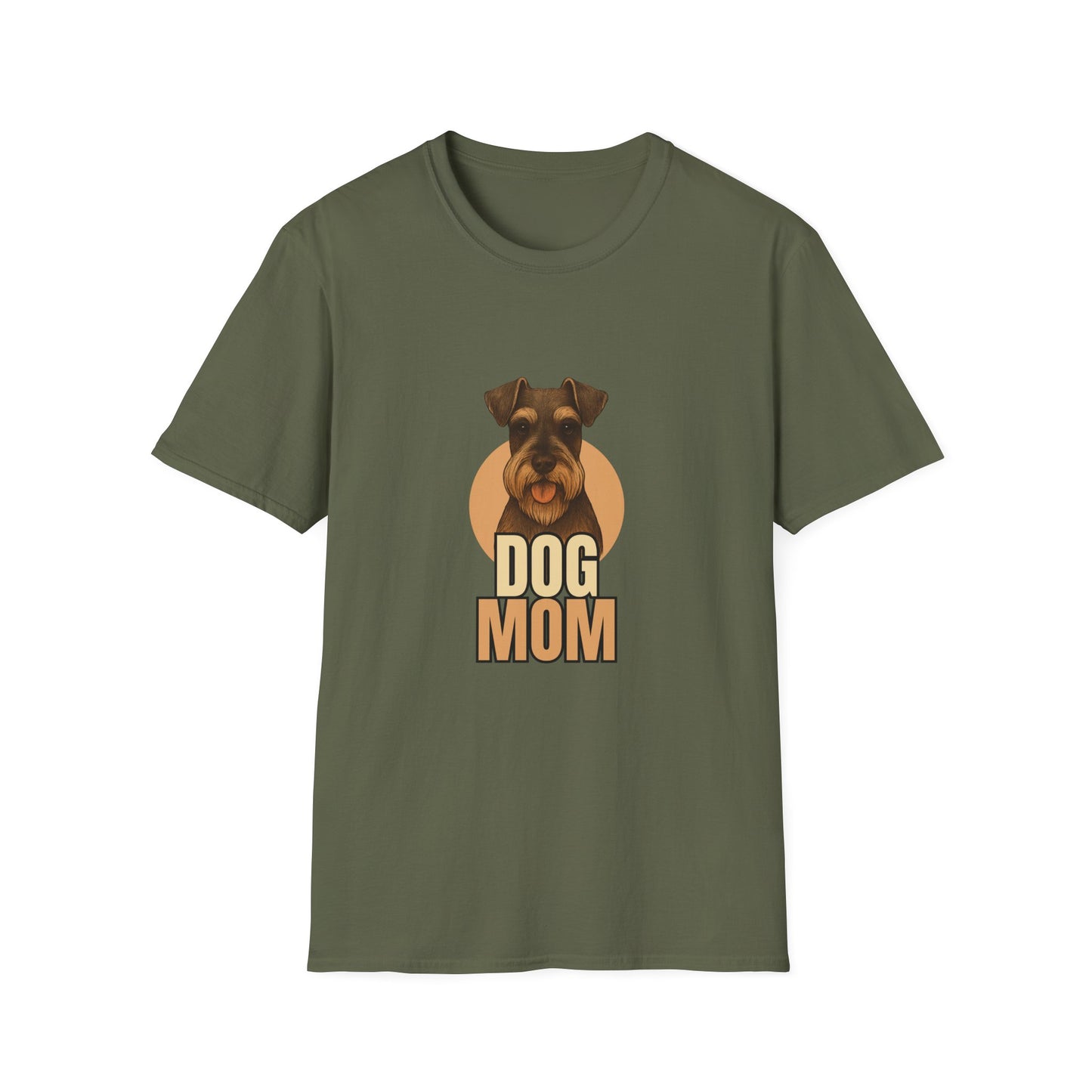 Schnauzer Dog Mom T-shirt - Custom Matching T-shirts for Pet Lovers