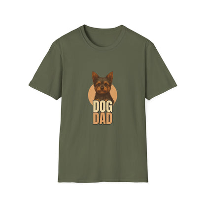 Yorkie Dog Dad T-shirt - Custom Matching T-shirts for Pet Lovers