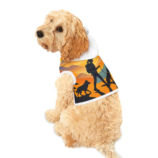 Hike, Wag, Repeat. Dog Hoodie - Stylish Dog Hoodie for an Adventure Pup