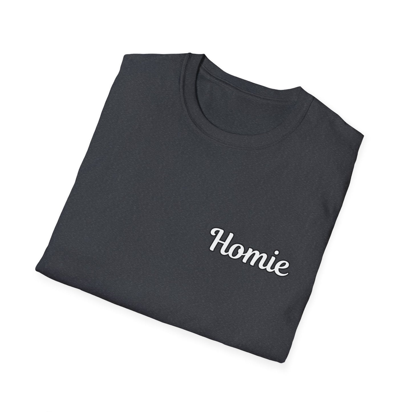 Homie Unisex Softstyle T-Shirt - Casual Graphic Tee for Friends & Family