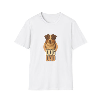 Aussie Dog Dad T-shirt - Custom Matching T-shirts for Pet Lovers