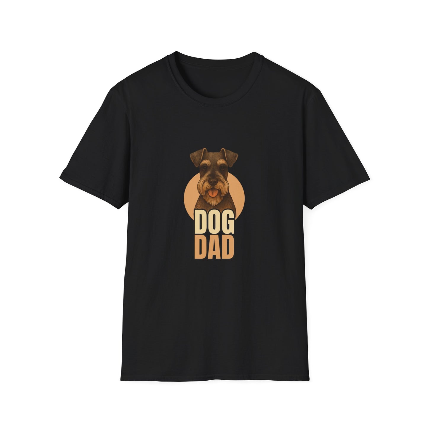 Schnauzer Dog Dad T-shirt - Custom Matching T-shirts for Pet Lovers