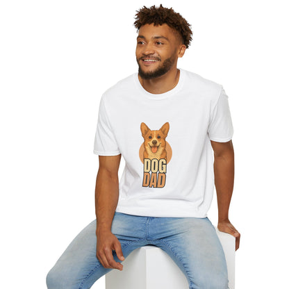 Corgi Dog Dad T-shirt - Custom Matching T-shirts for Pet Lovers