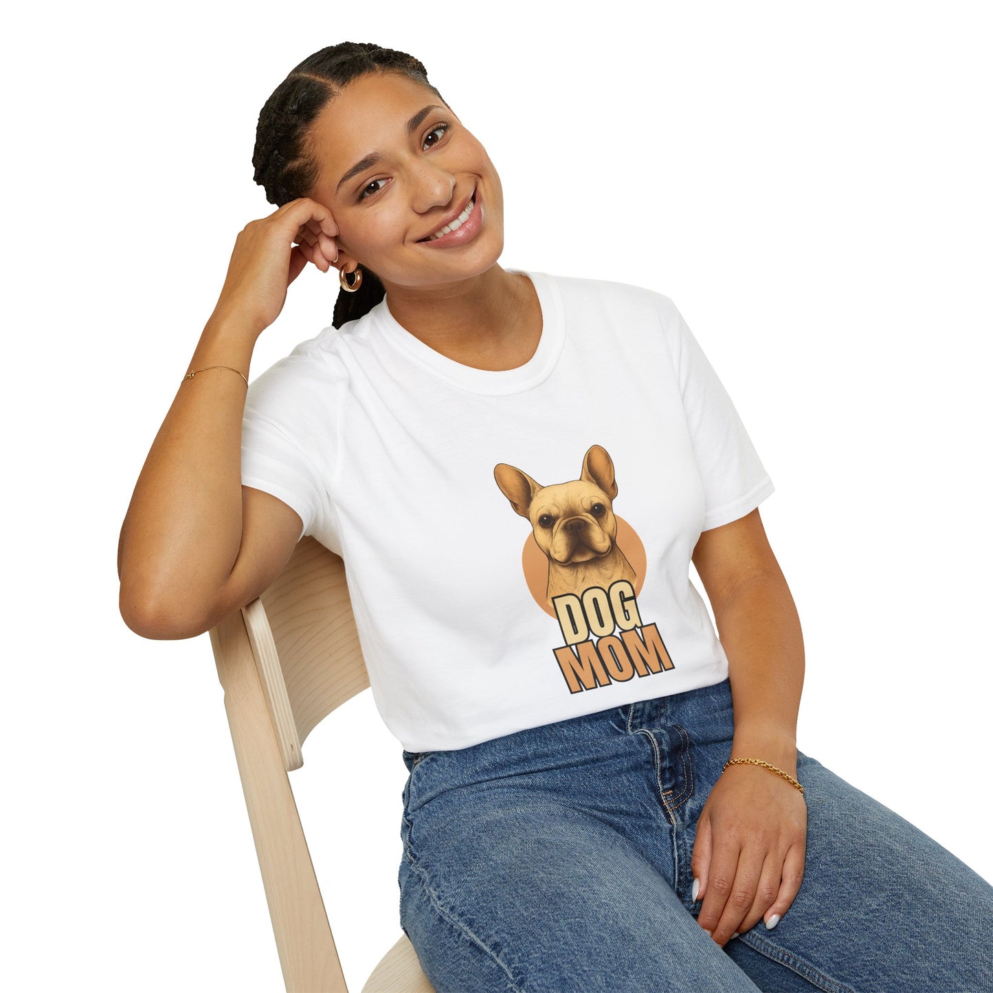 Frenchie Dog Mom T-shirt - Custom Matching T-shirts for Pet Lovers