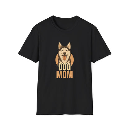 Husky Dog Mom T-shirt - Custom Matching T-shirts for Pet Lovers